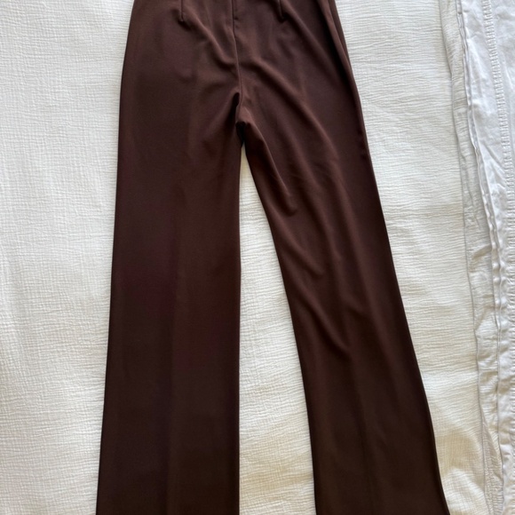 Fashion Nova Wide Leg Dress Pants - Chocolate - TALL - Picture 3 of 4
